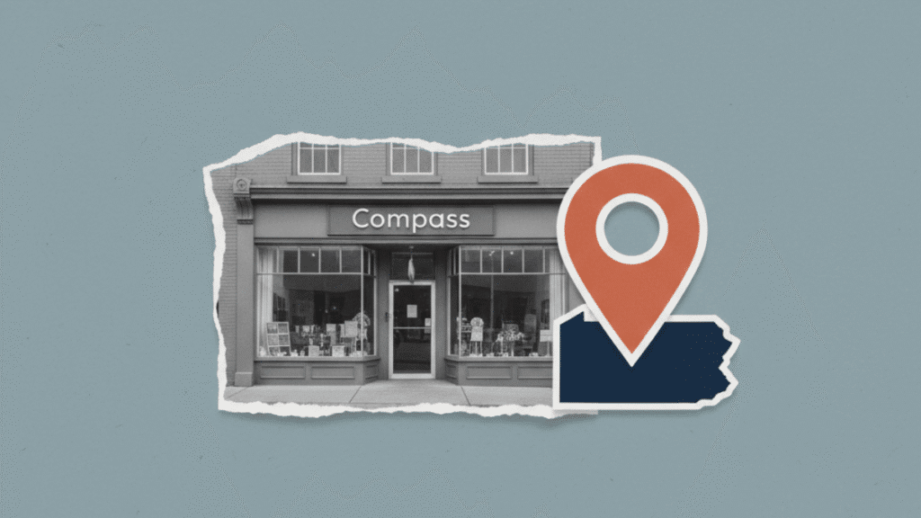 Compass opens new office in historic New Hope, Pennsylvania