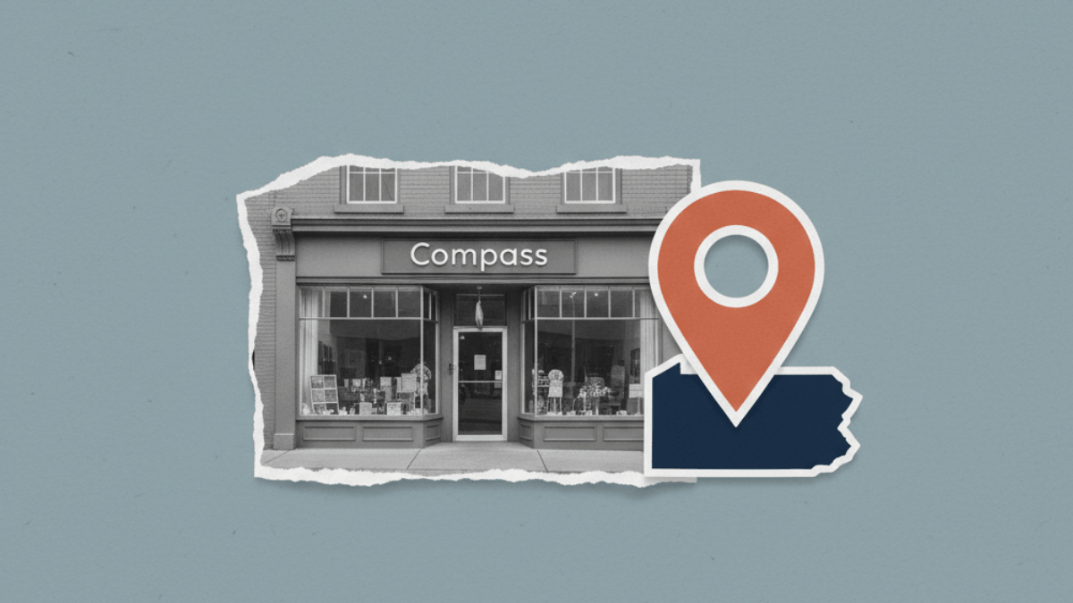 Compass opens new office in historic New Hope, Pennsylvania