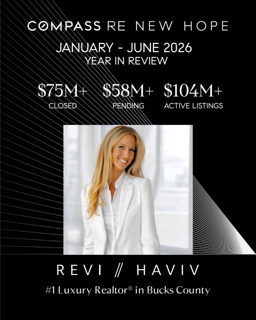 #1 Luxury Realtor in New Hope, PA — 2026 Mid-Year Market Results